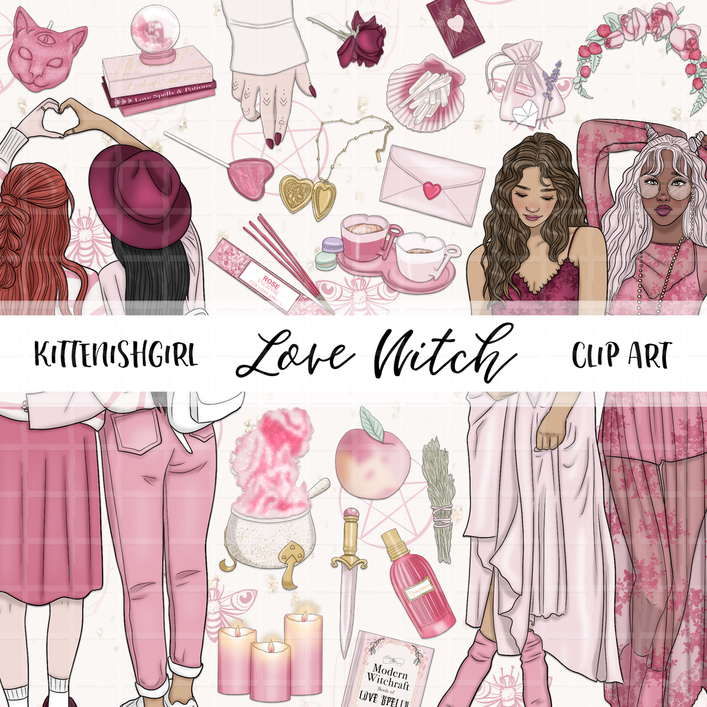 Love Witch // Clip Art
