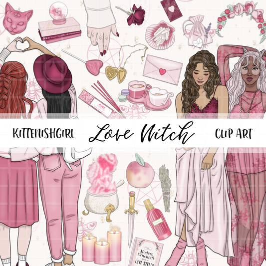 Love Witch // Clip Art