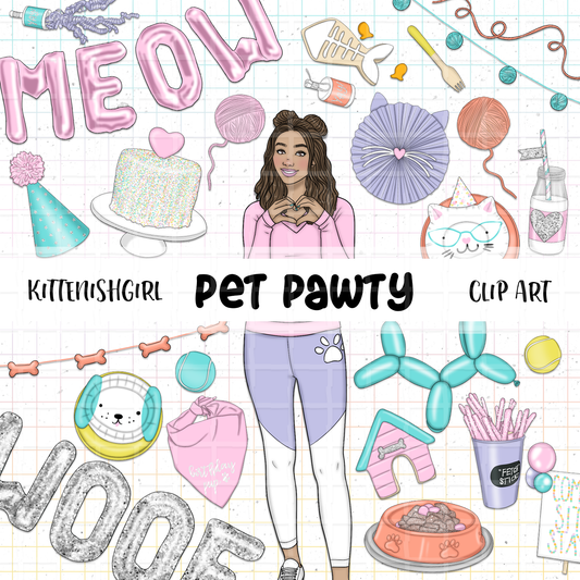 Pet Pawty // Clip Art