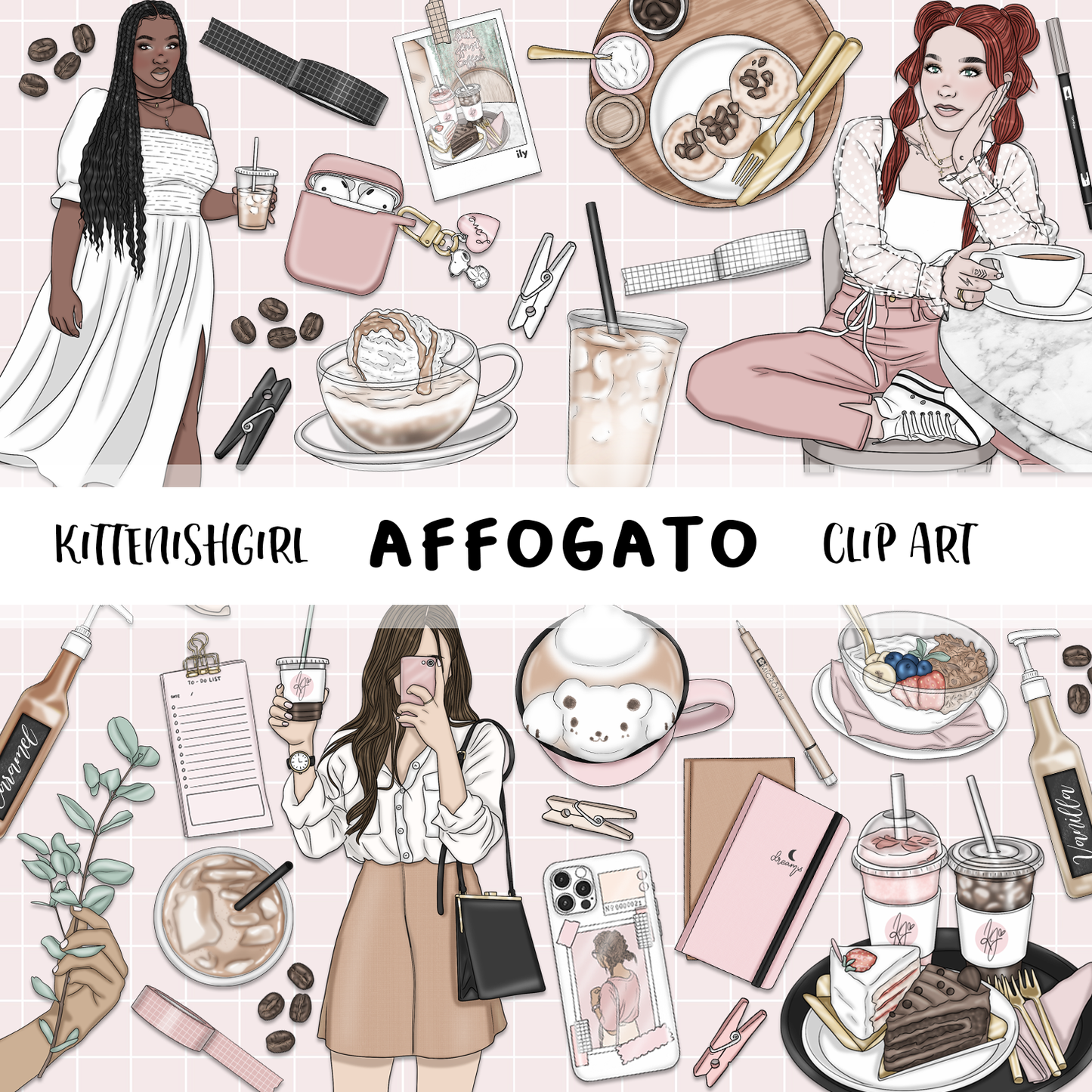 Affogato // Clip Art