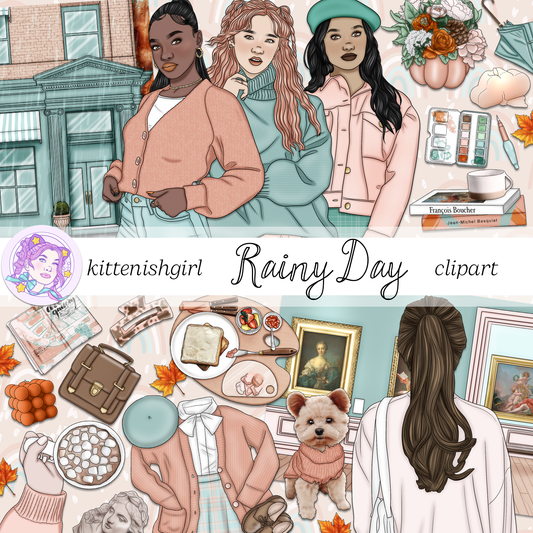 Rainy Day // Clip Art