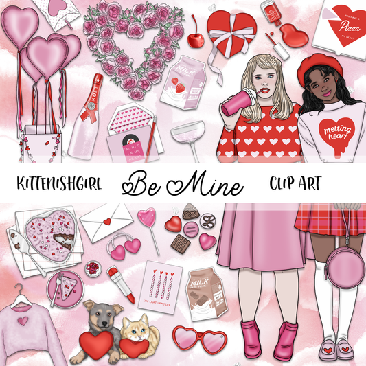 Be Mine // Clip Art