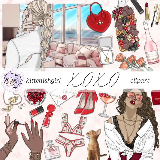 XOXO // Clip Art