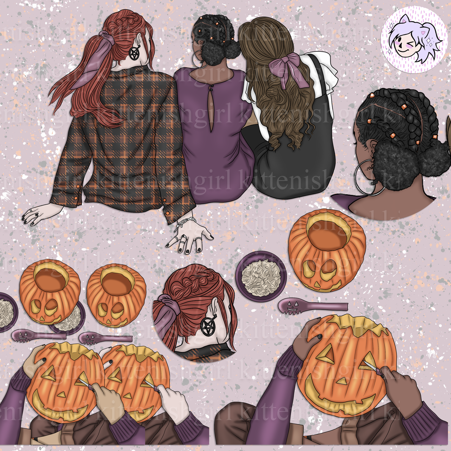 Spooky Night // Clip Art