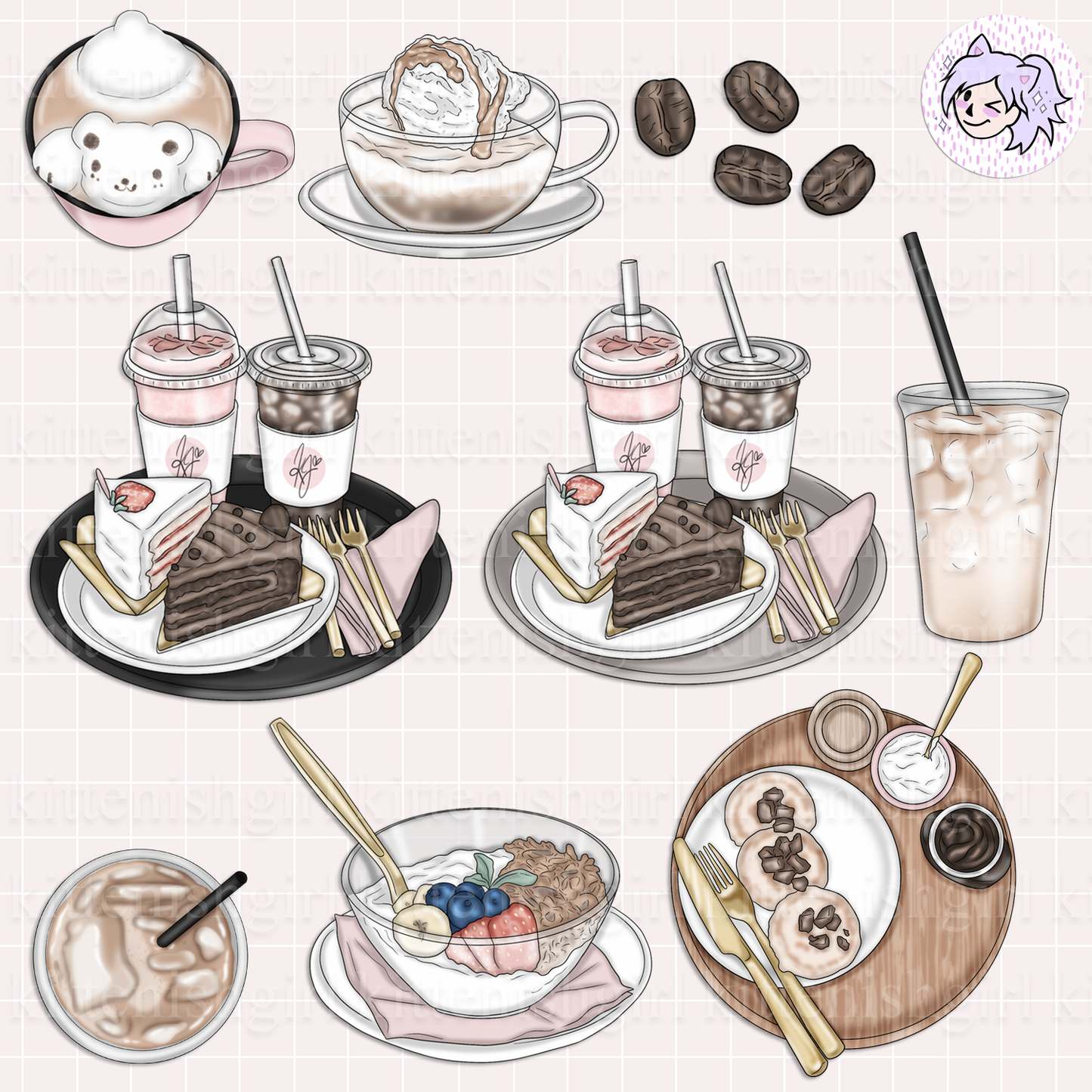 Affogato // Clip Art