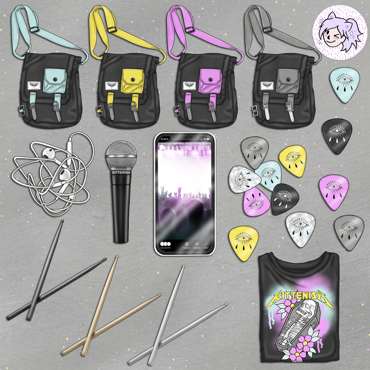 I'm A Fake // Clip Art
