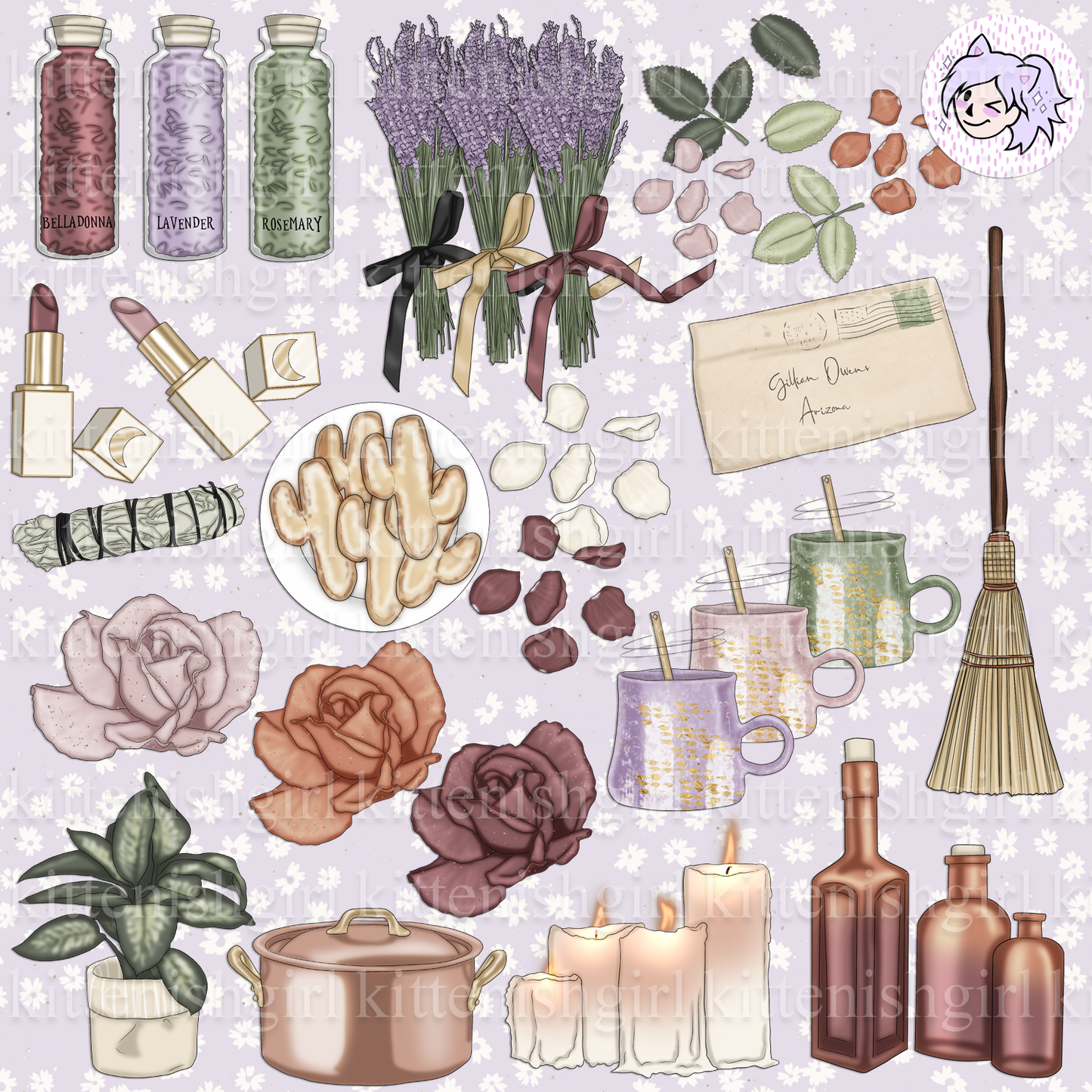 Fall In Love // Clip Art