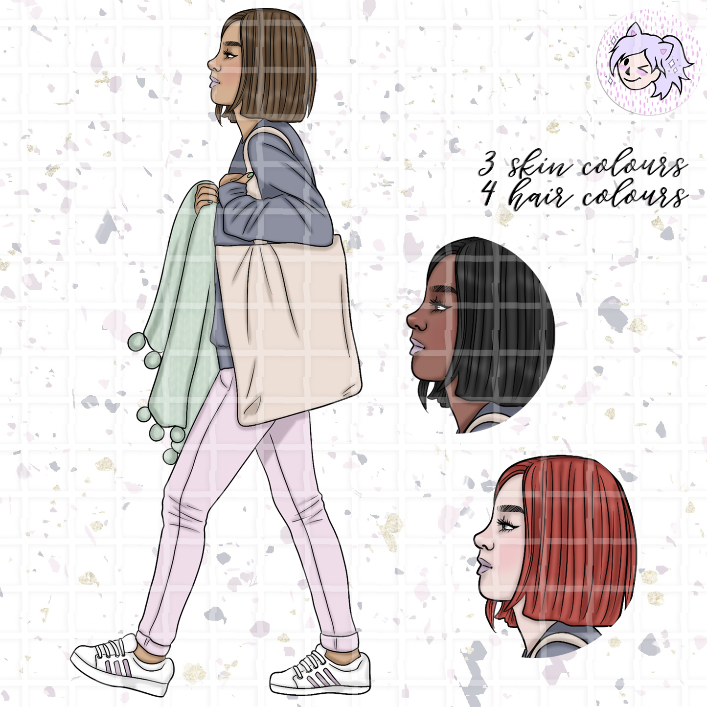 Book Nerd // Clip Art