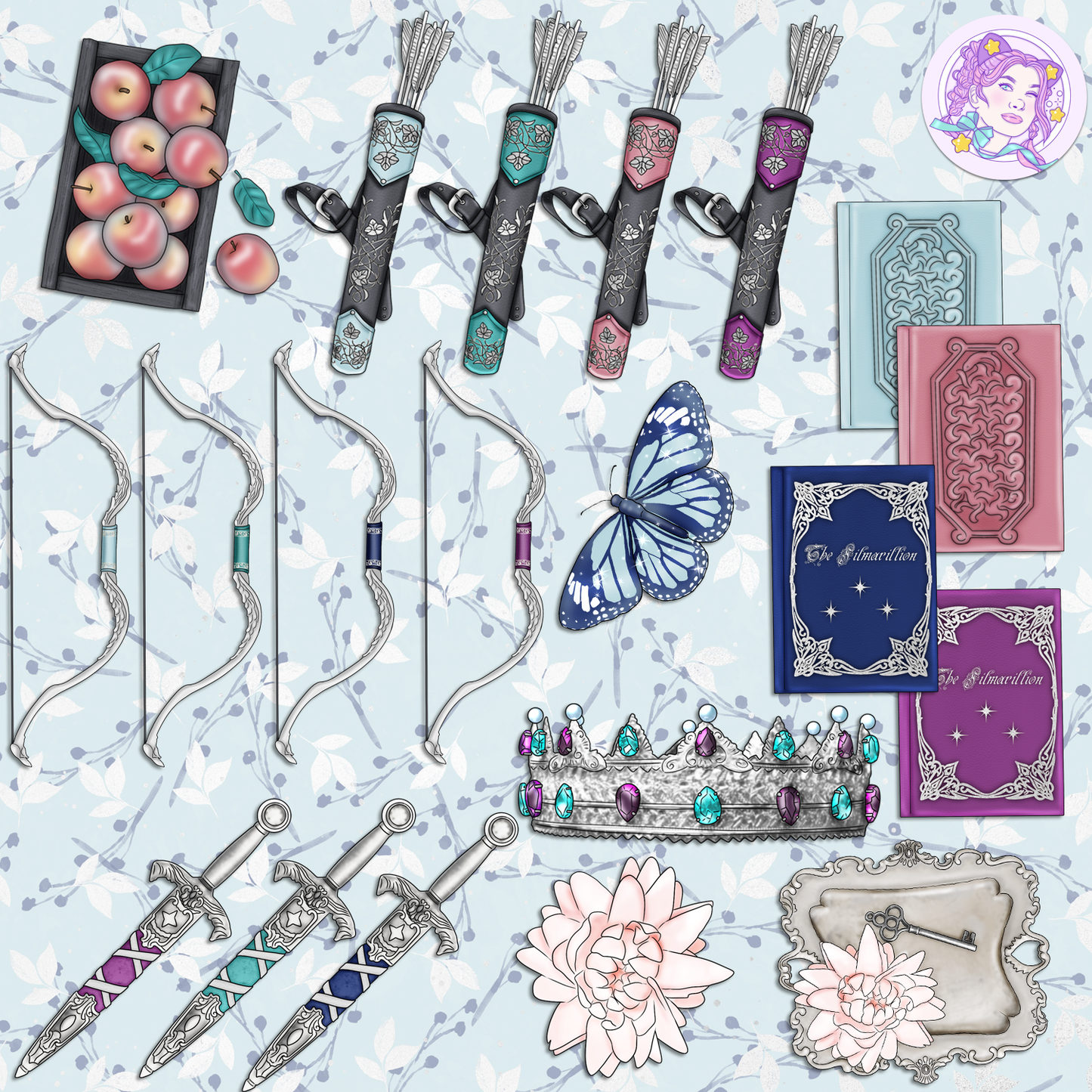 Frozen Woods // Clip Art