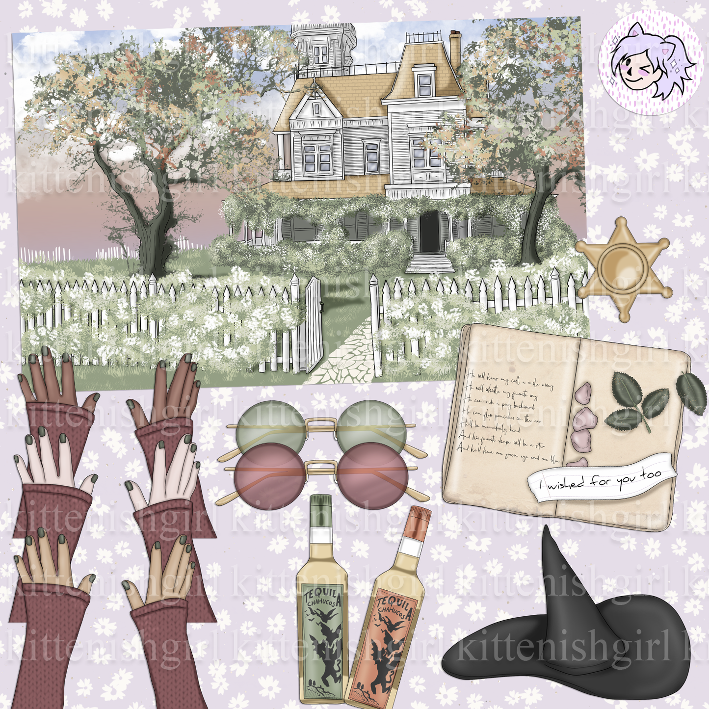 Fall In Love // Clip Art