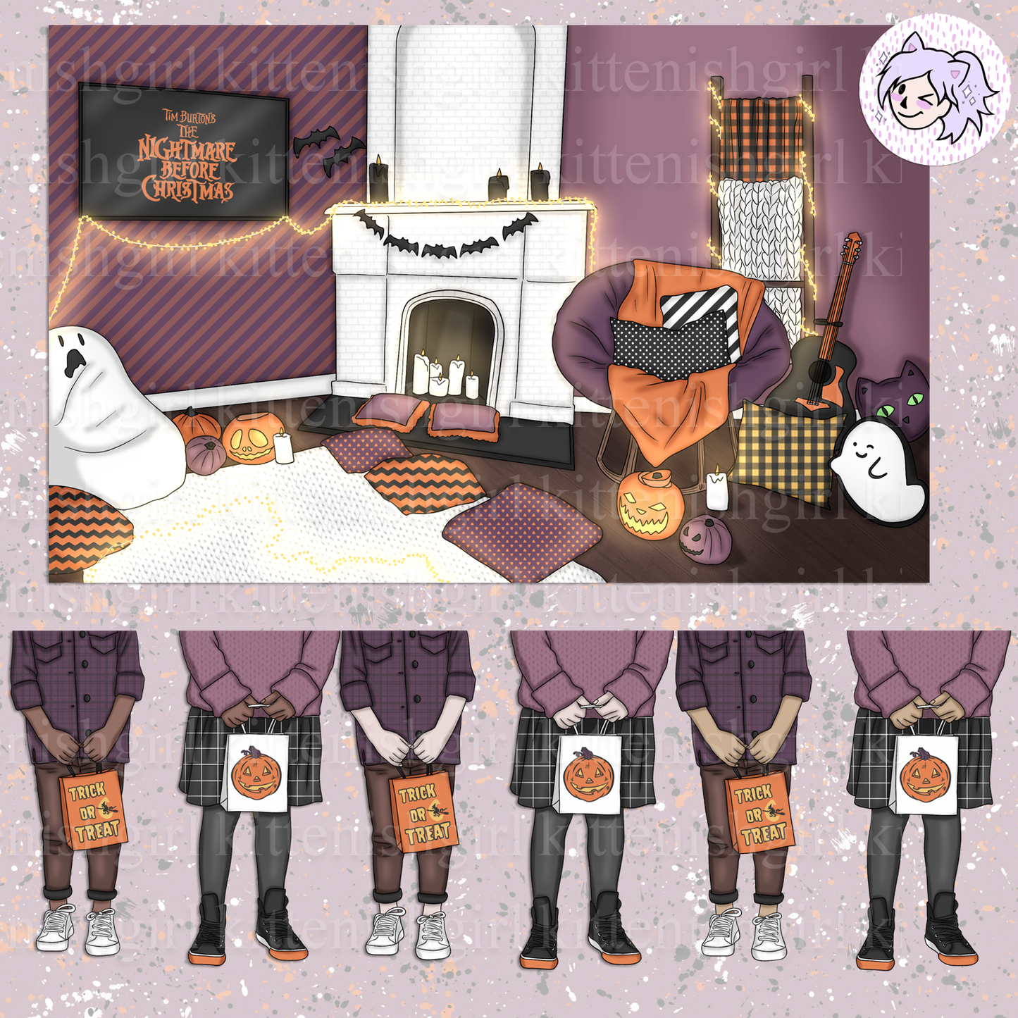 Spooky Night // Clip Art