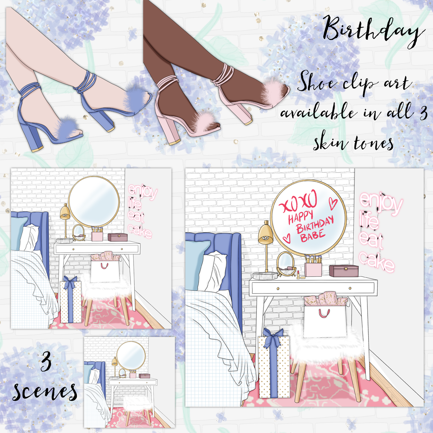 Birthday // Clip Art
