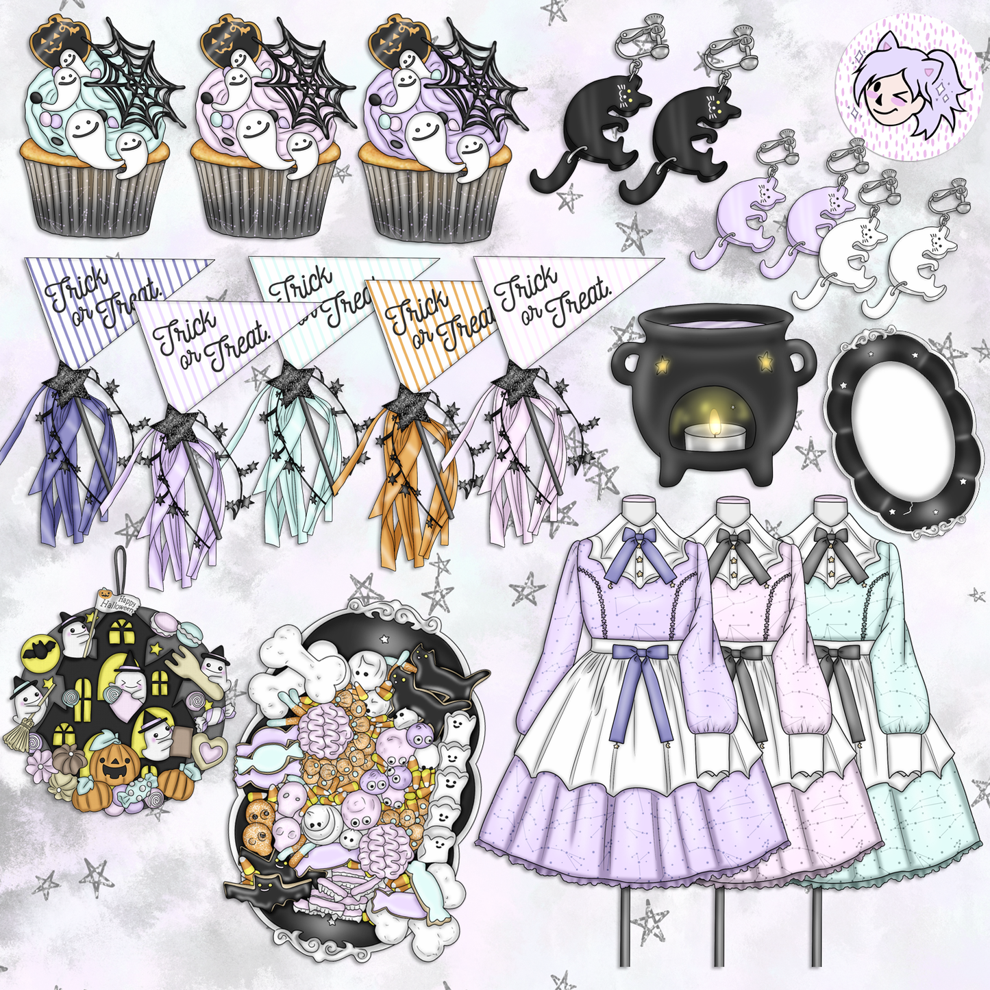 Little Witch // Clip Art