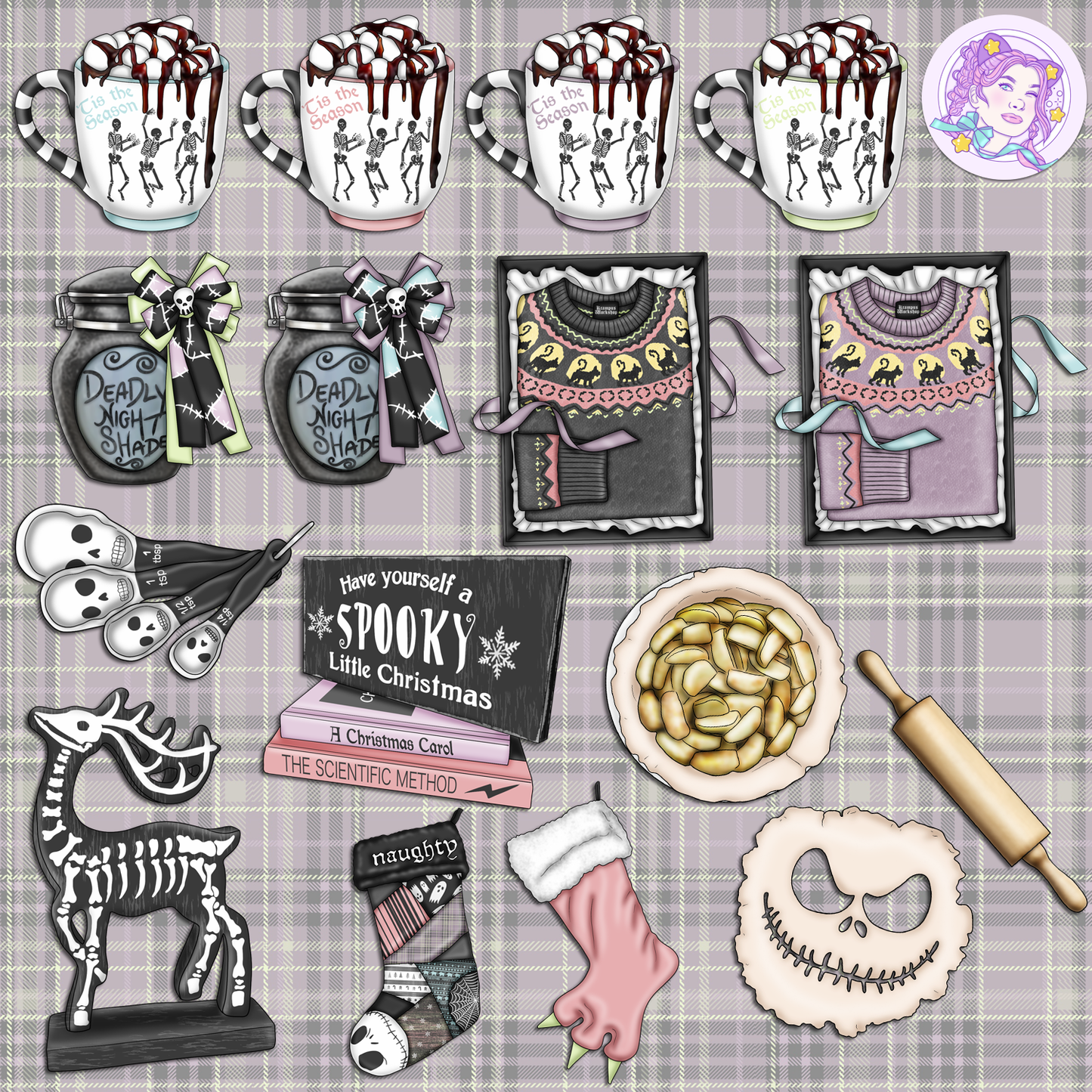 Seasons Creepings // Clip Art