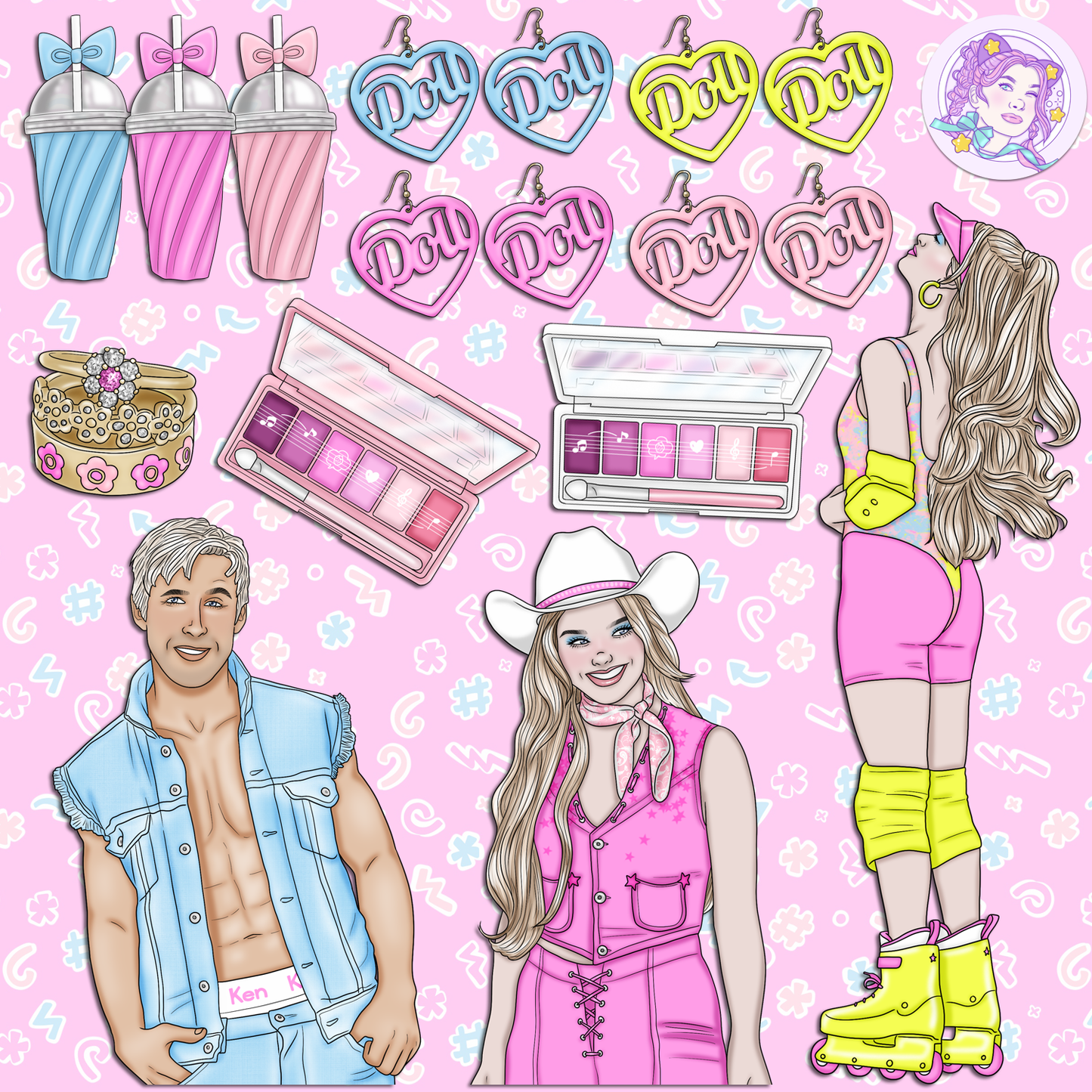 Life In Plastic // Clip Art