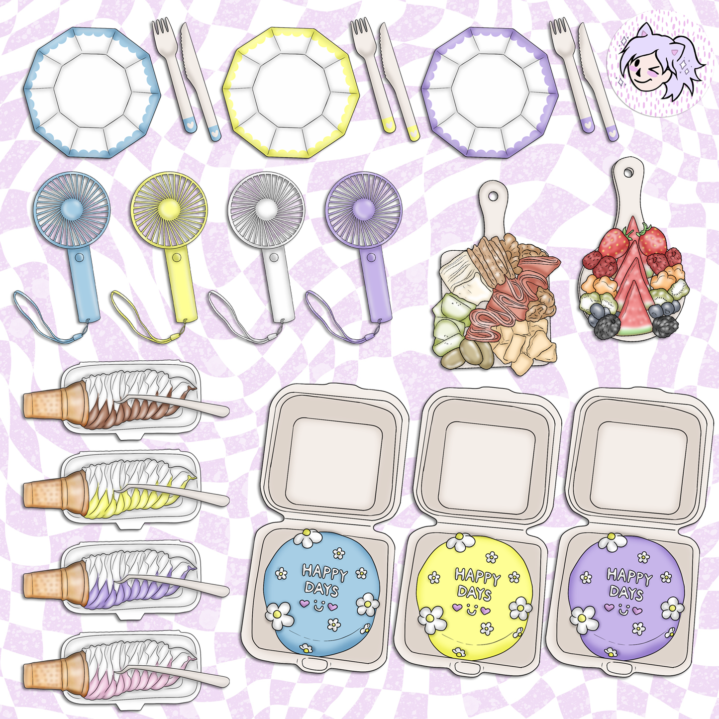 Meadow // Clip Art