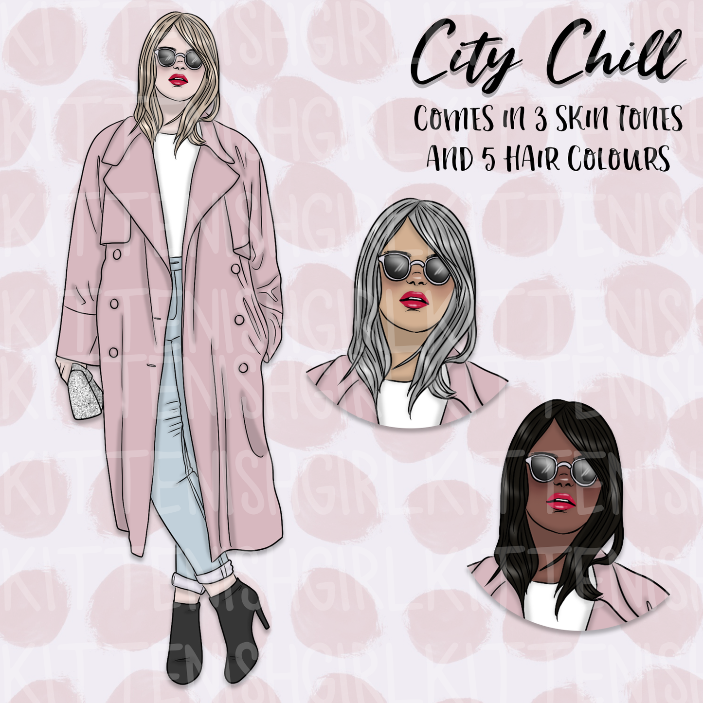 City Chill // Clip Art