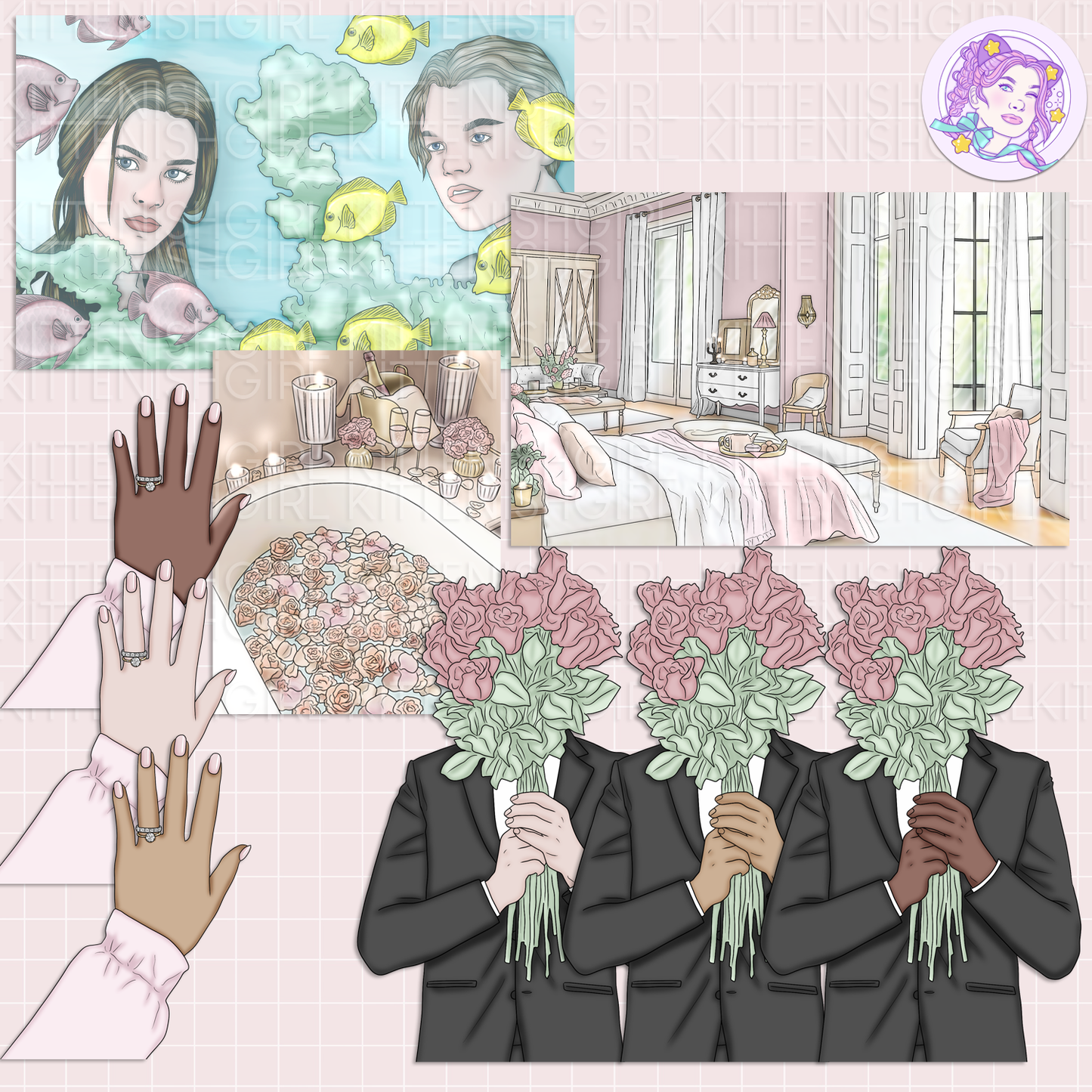 Starcrossed // Clip Art