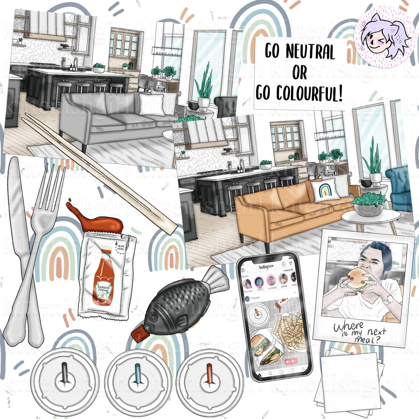 Foodie // Clip Art