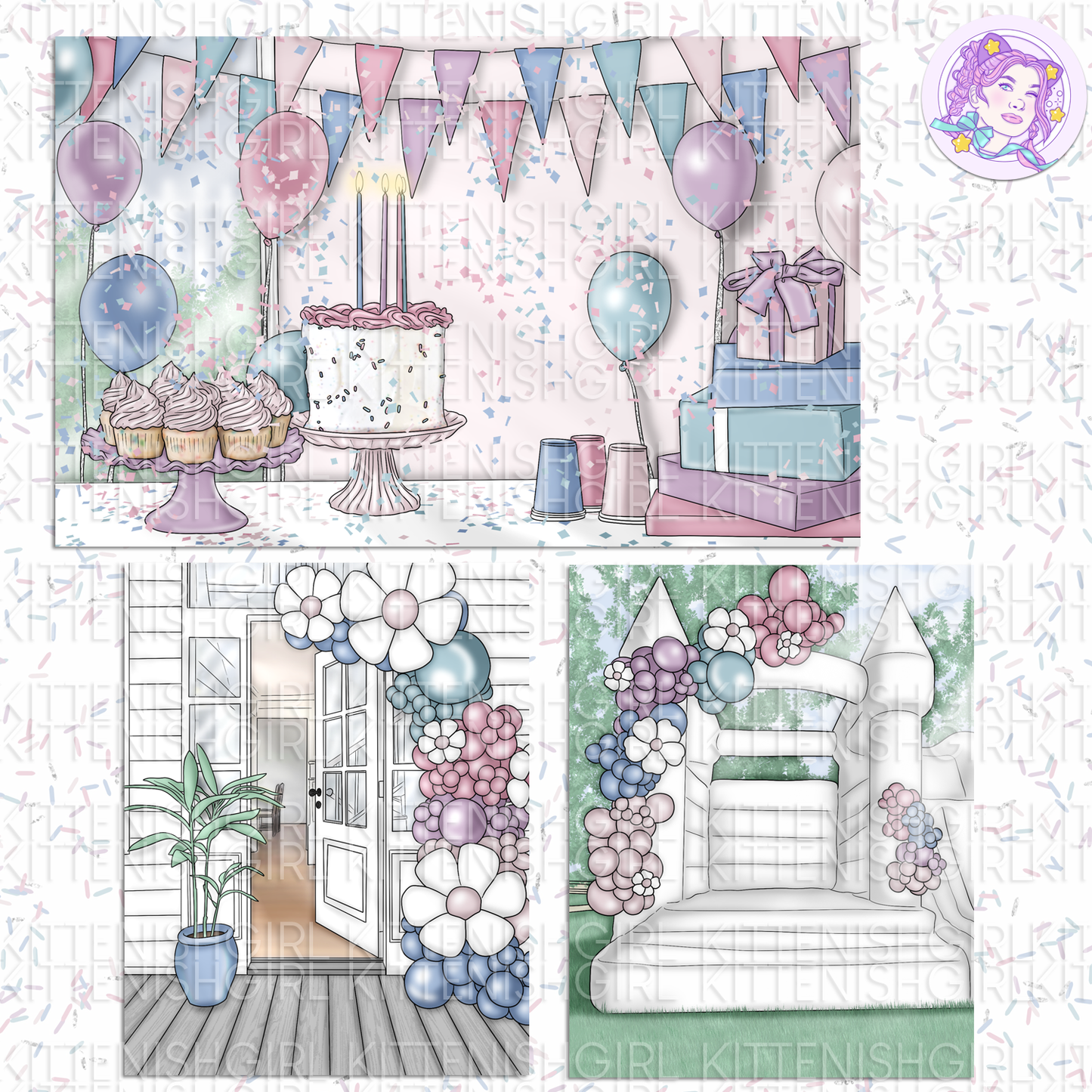 Hip Hip Hooray - Soft // Clip Art