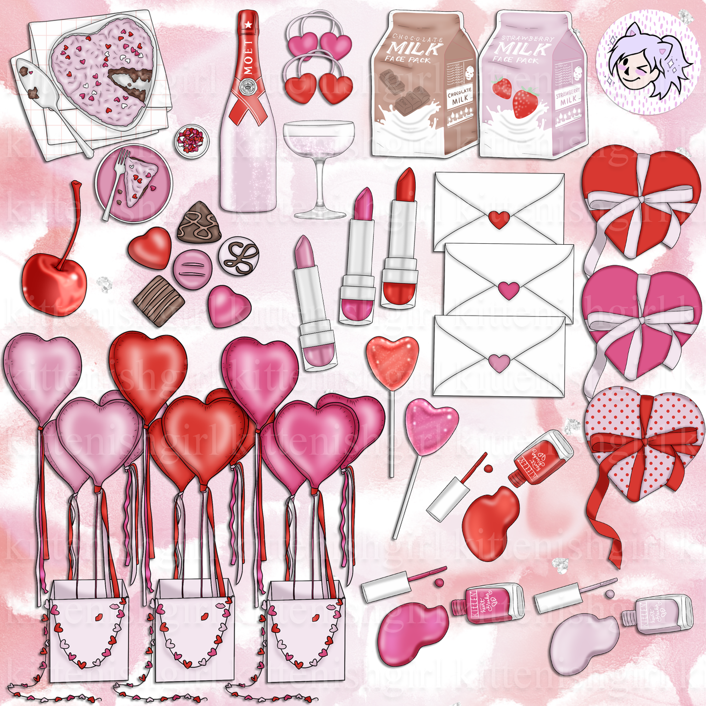 Be Mine // Clip Art