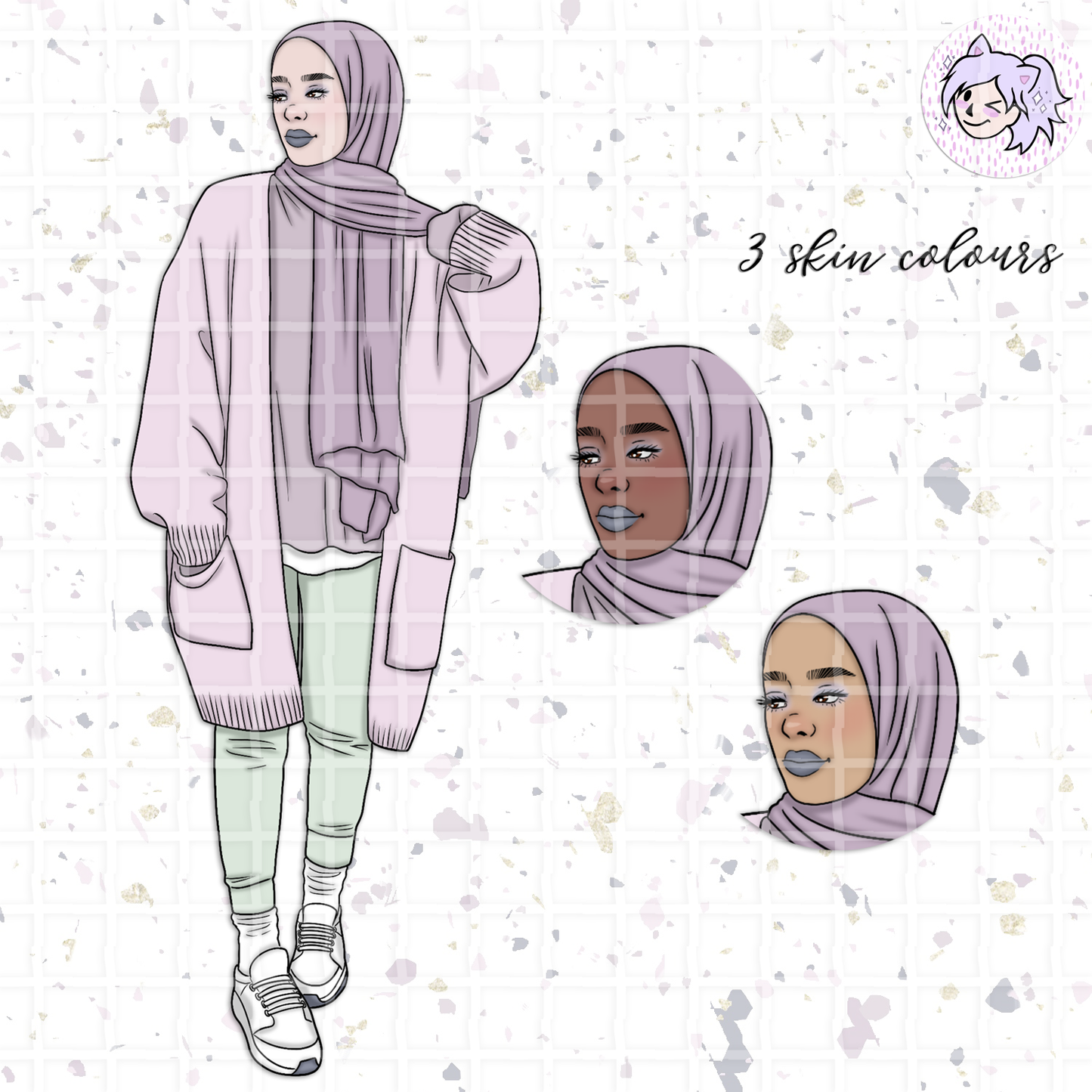 Book Nerd // Clip Art