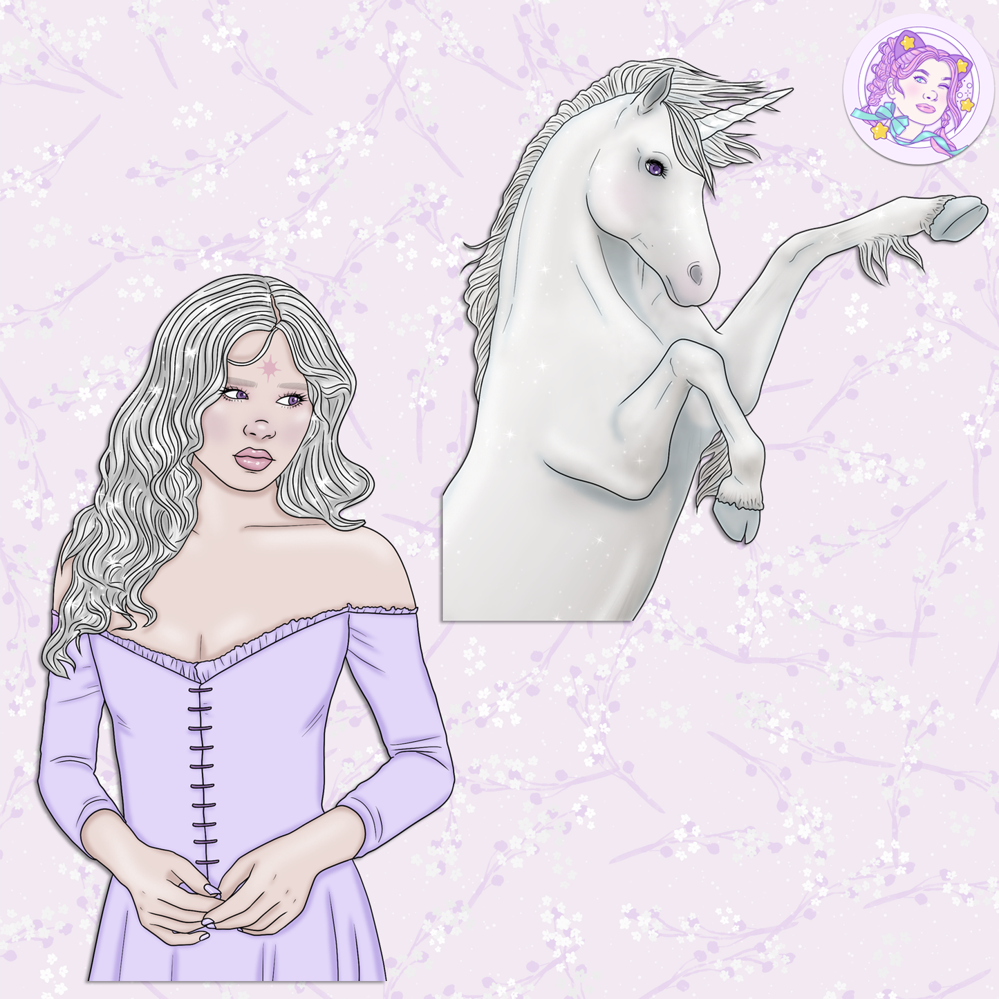 Lilac Woods // Clip Art