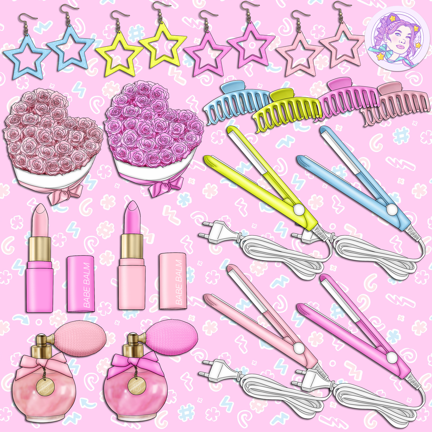 Life In Plastic // Clip Art