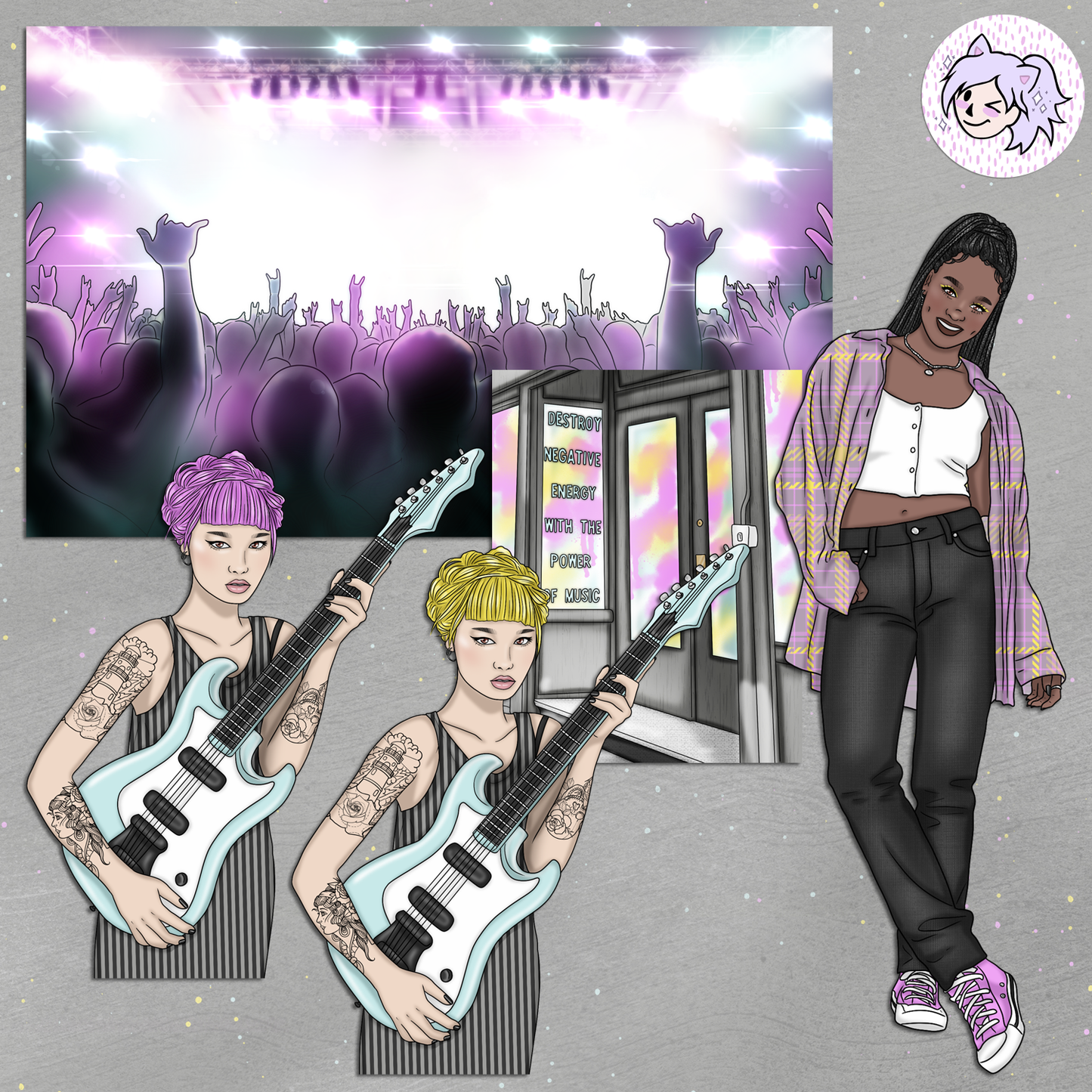 I'm A Fake // Clip Art