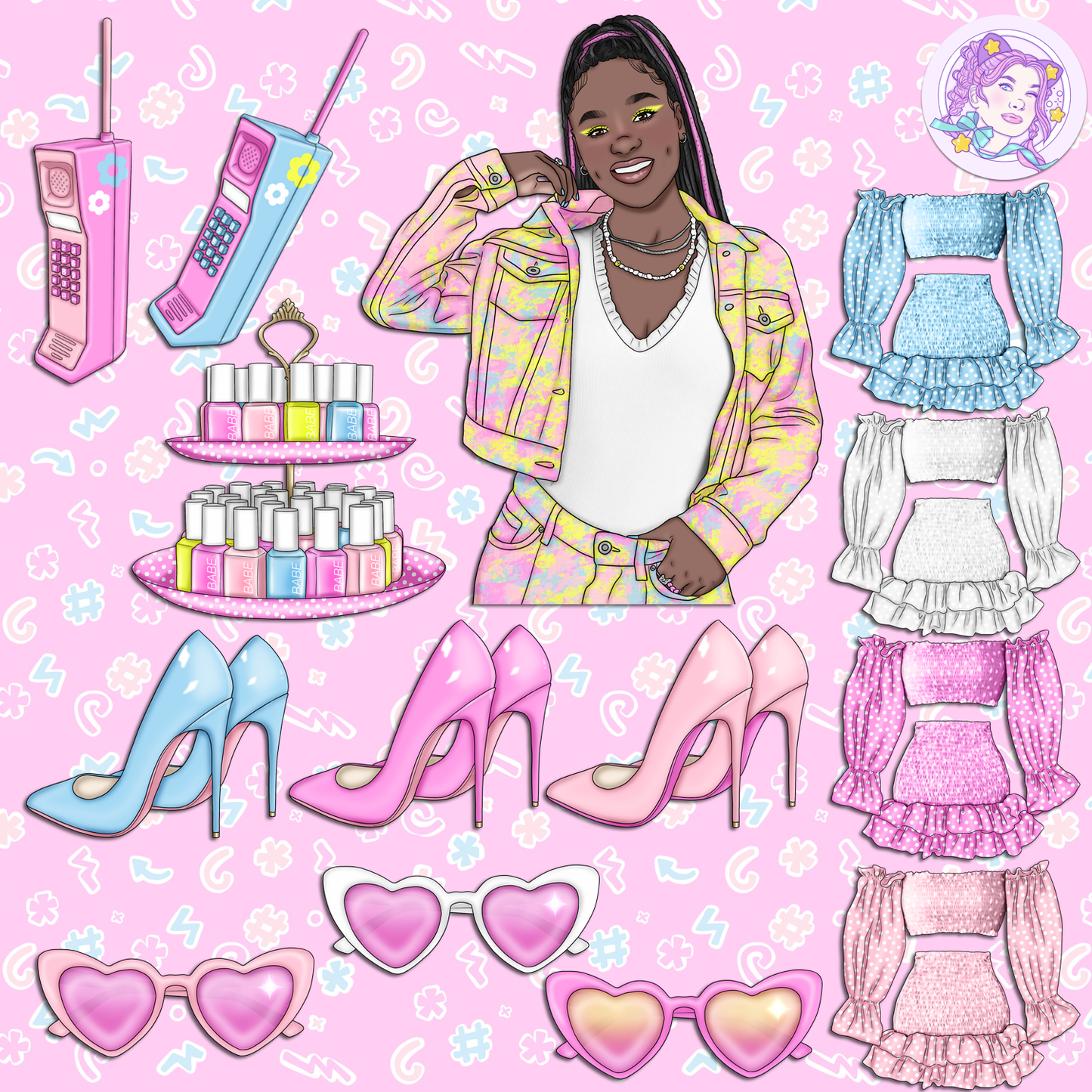 Life In Plastic // Clip Art