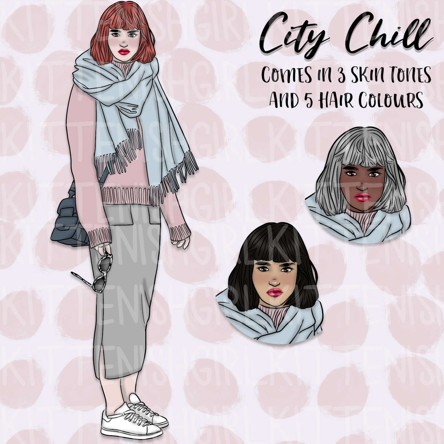 City Chill // Clip Art