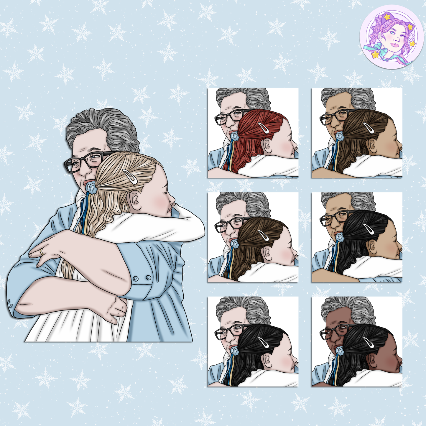 Hanukkah Honey // Clip Art