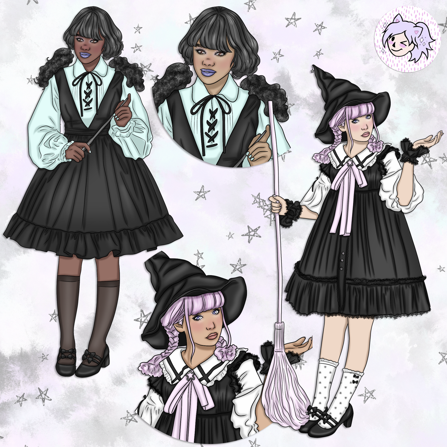 Little Witch // Clip Art