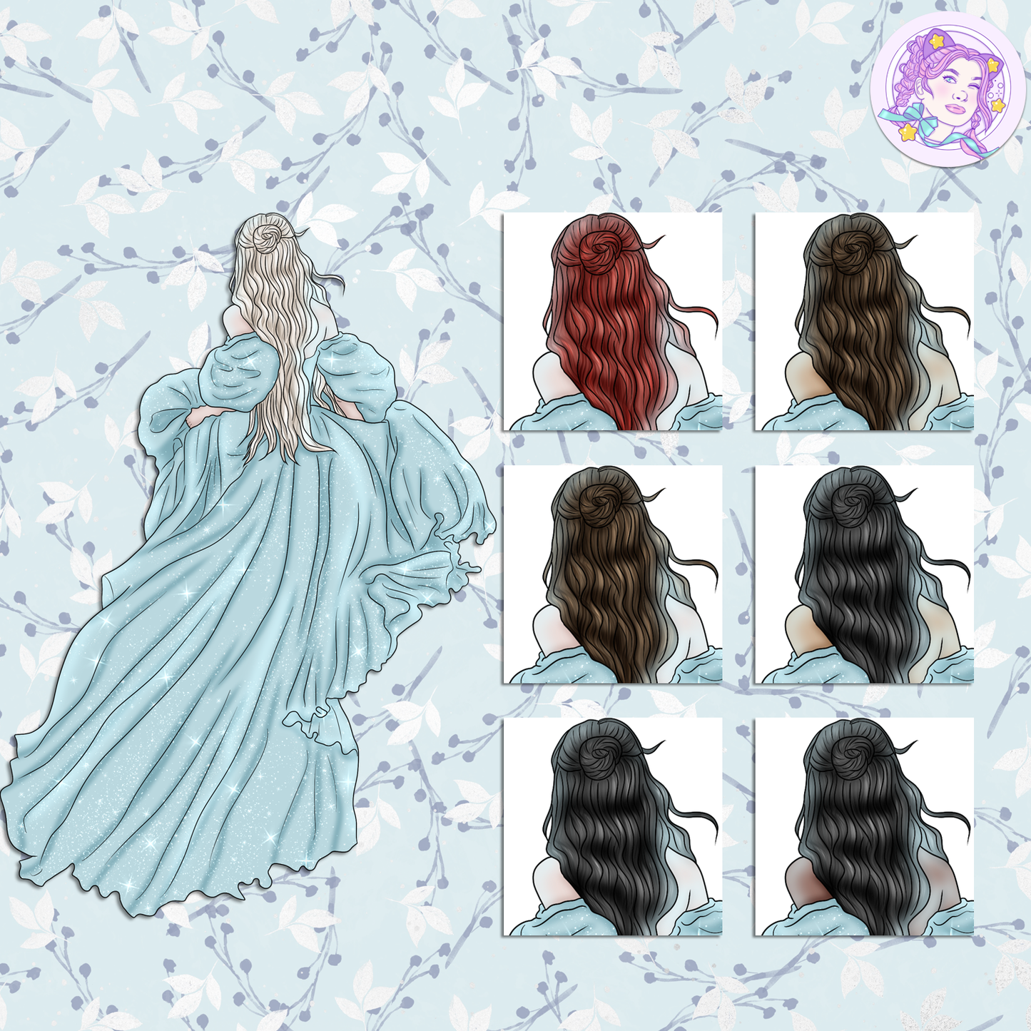 Frozen Woods // Clip Art