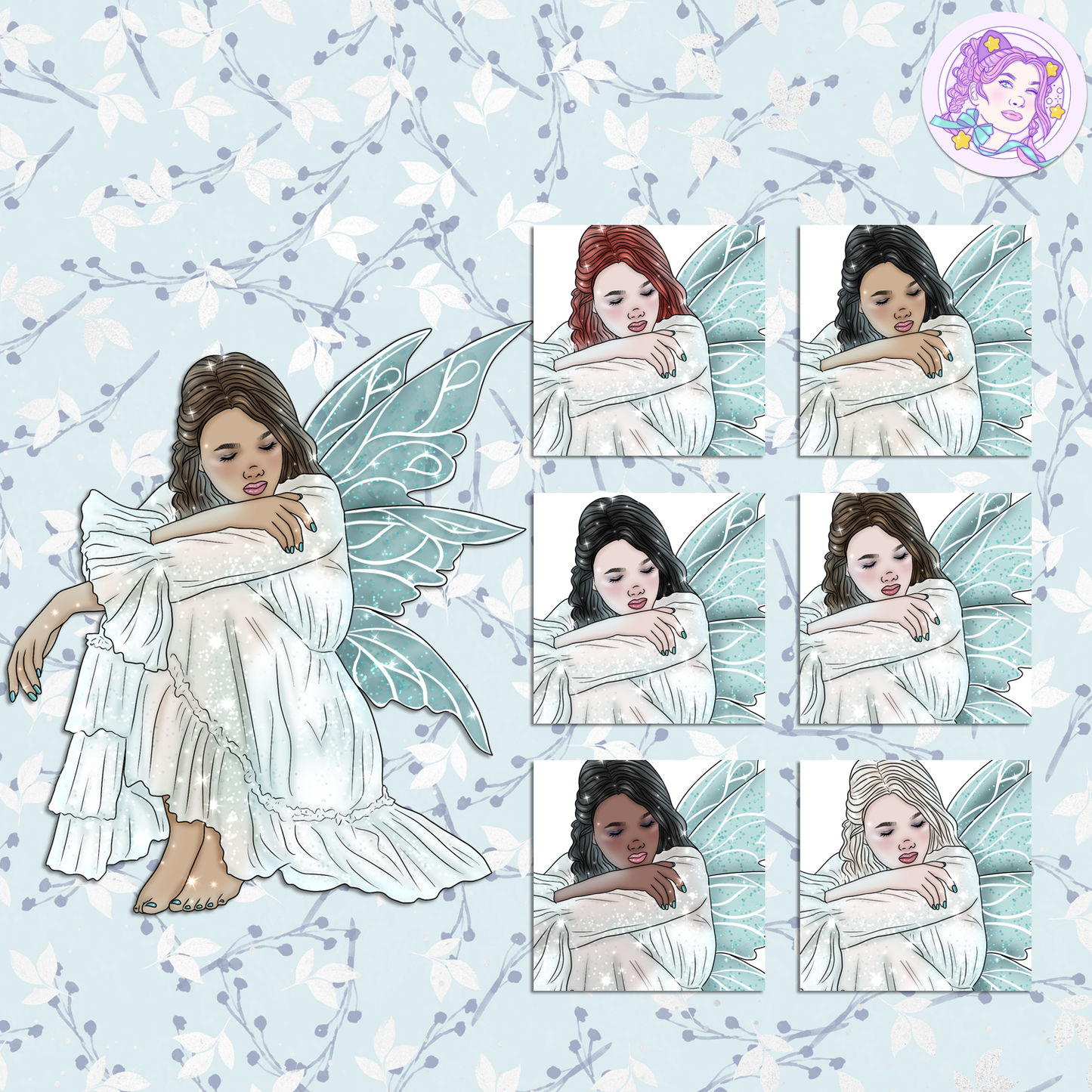 Frozen Woods // Clip Art