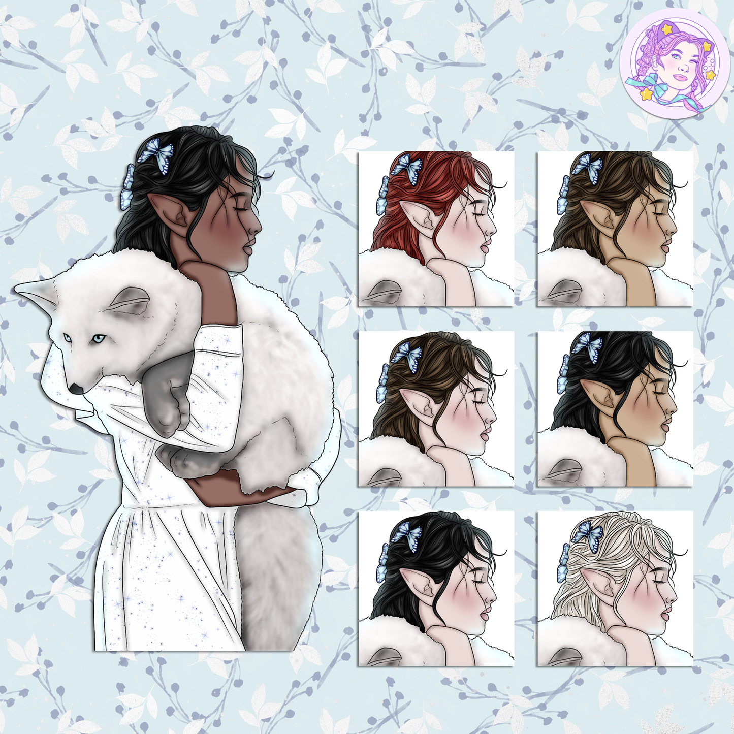 Frozen Woods // Clip Art