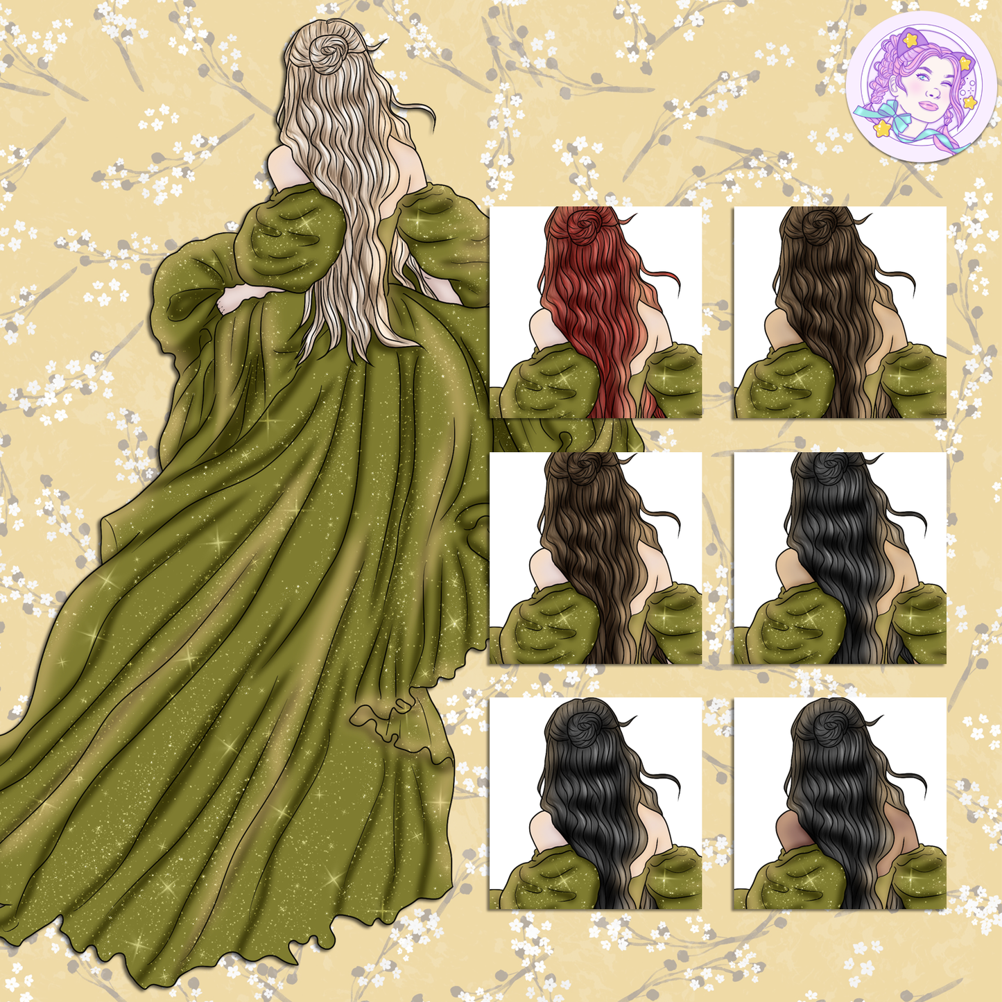 Golden Woods // Clip Art
