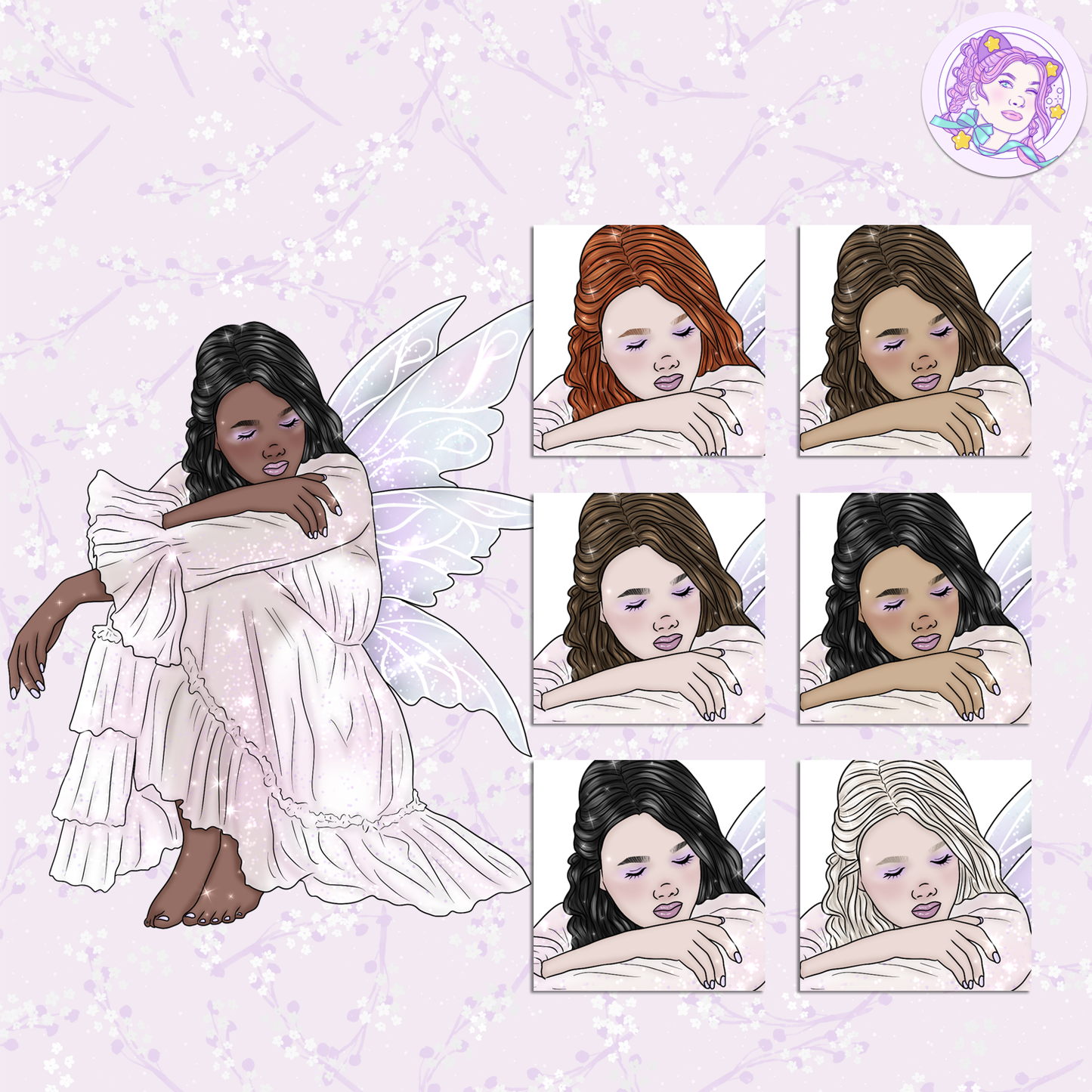 Lilac Woods // Clip Art