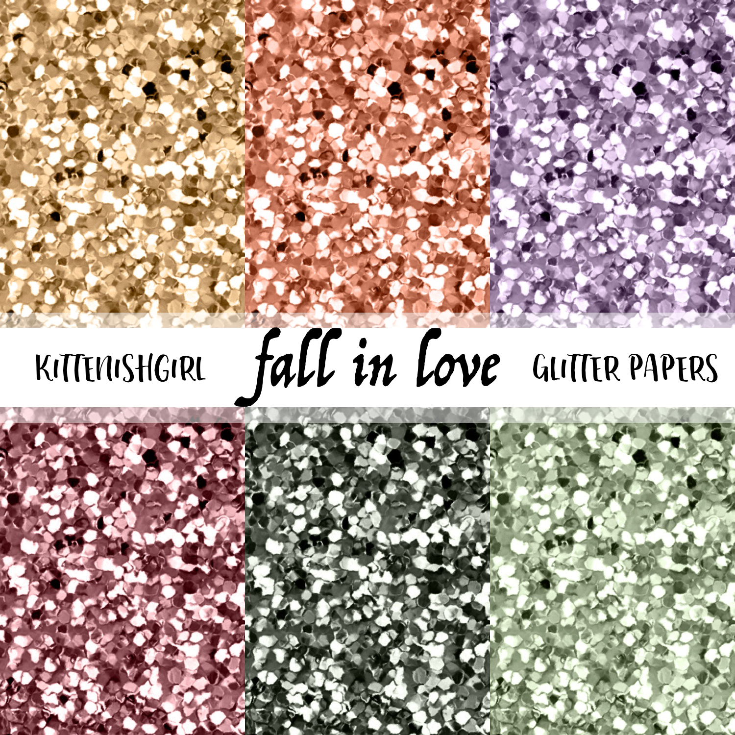 Glitter Digital Paper  The Digital Download Shop