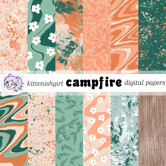 Campfire // Digital Papers