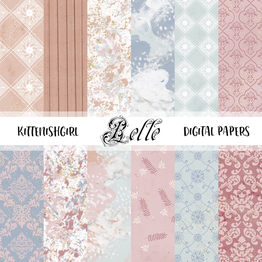 Belle // Digital Papers