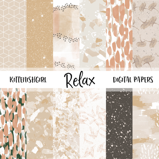 Relax // Digital Papers