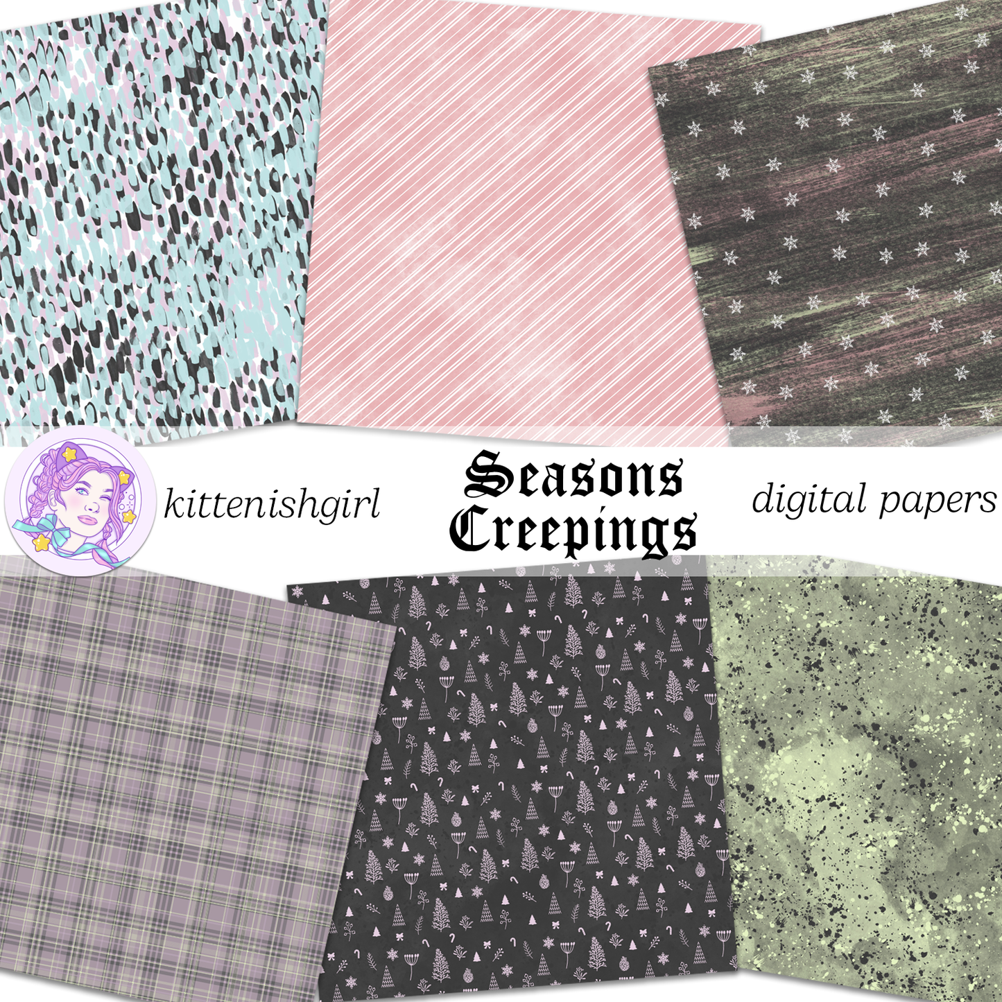 Season's Creepings // Digital Papers