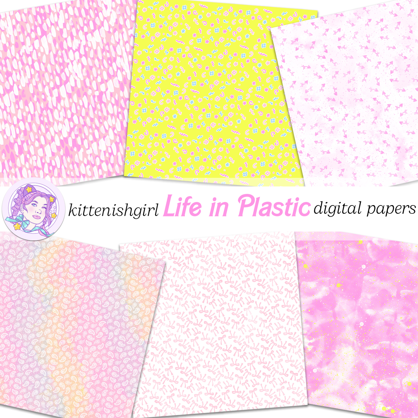 Life In Plastic // Digital Papers
