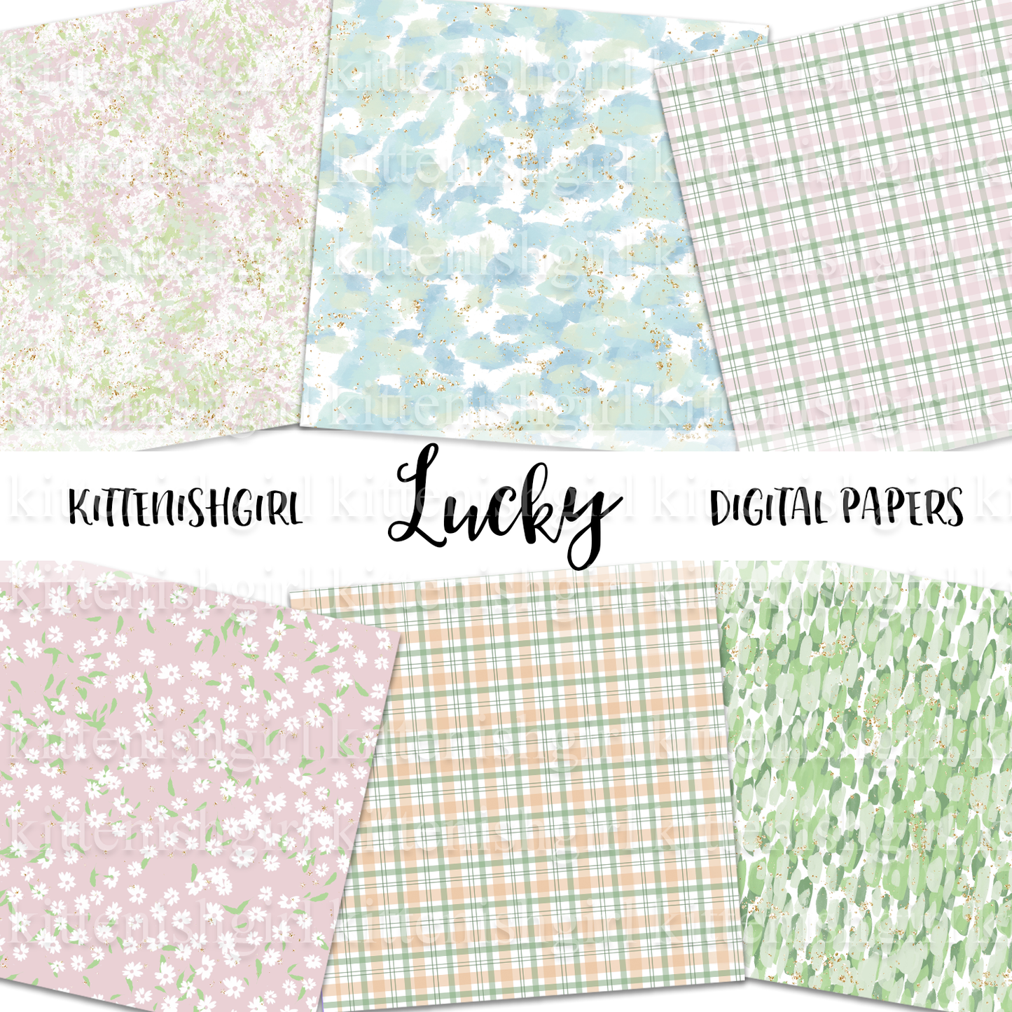 Lucky // Digital Papers