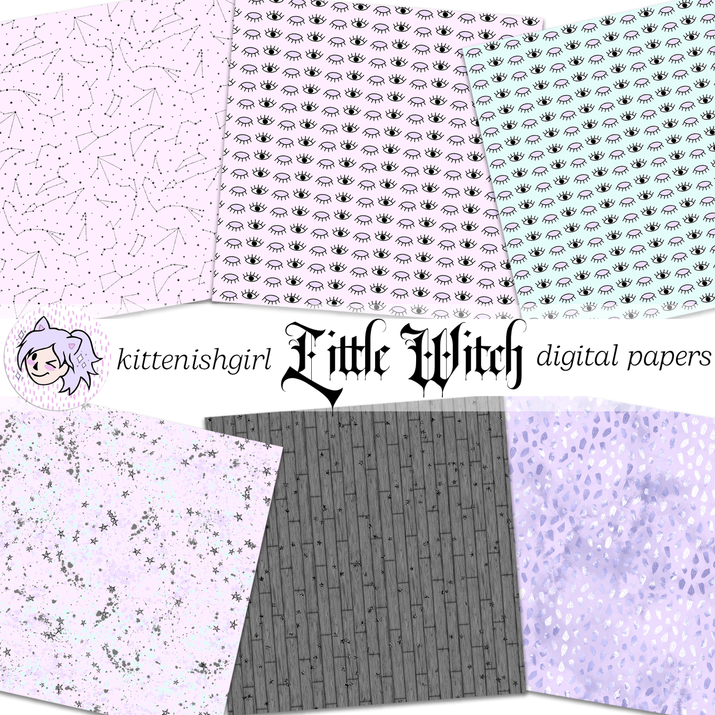 Little Witch // Digital Papers