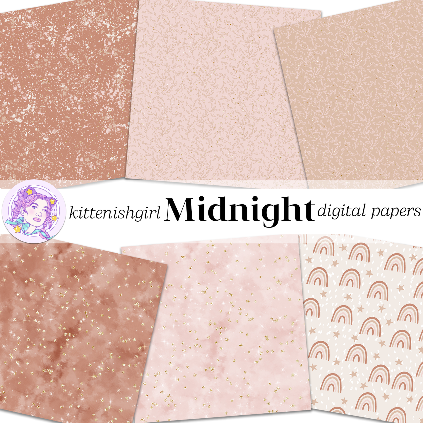 Midnight // Digital Papers