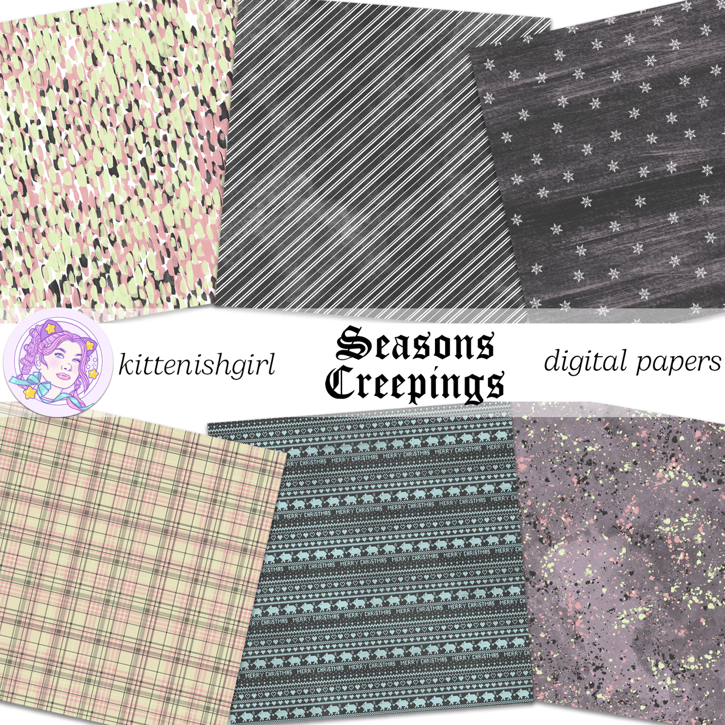 Season's Creepings // Digital Papers