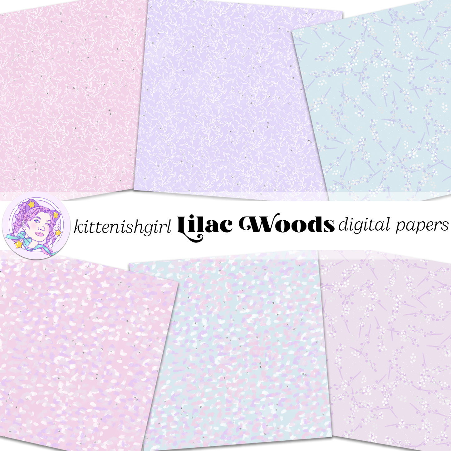 Lilac Woods // Digital Papers