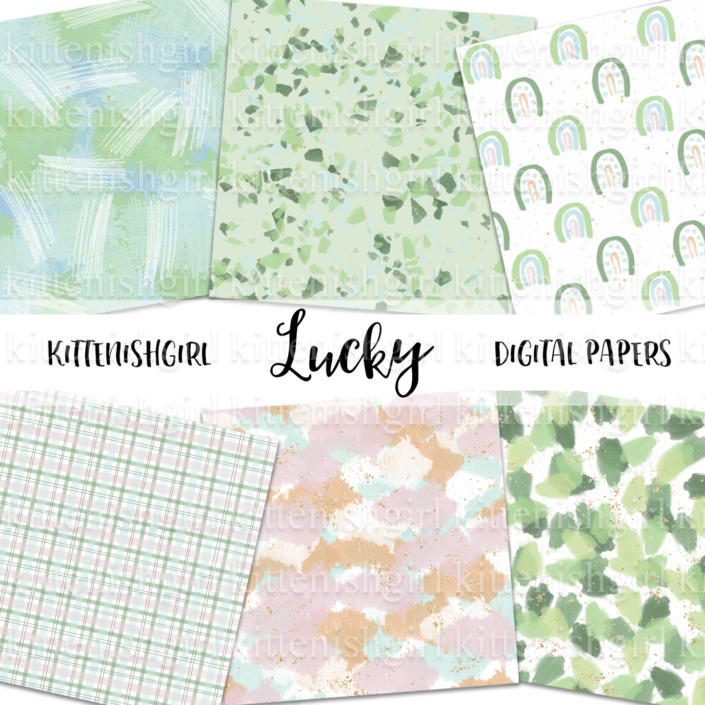 Lucky // Digital Papers